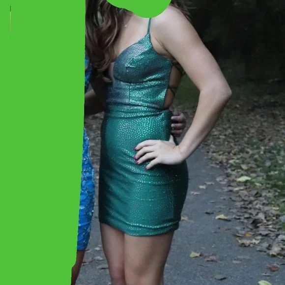 green emerald velvet dress Amarra 88288 Dress